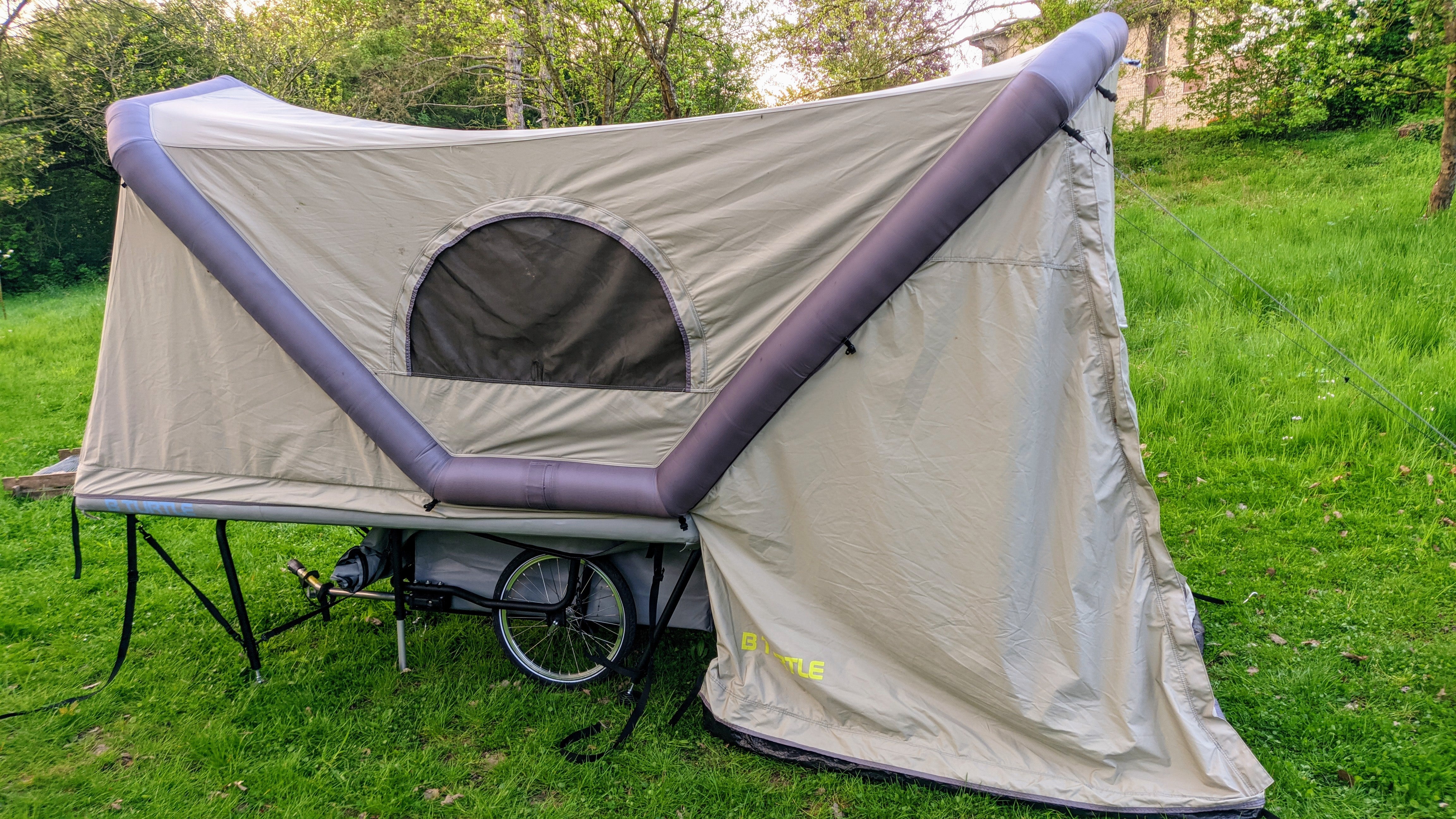 B TURTLE microcaravan voor fietsen