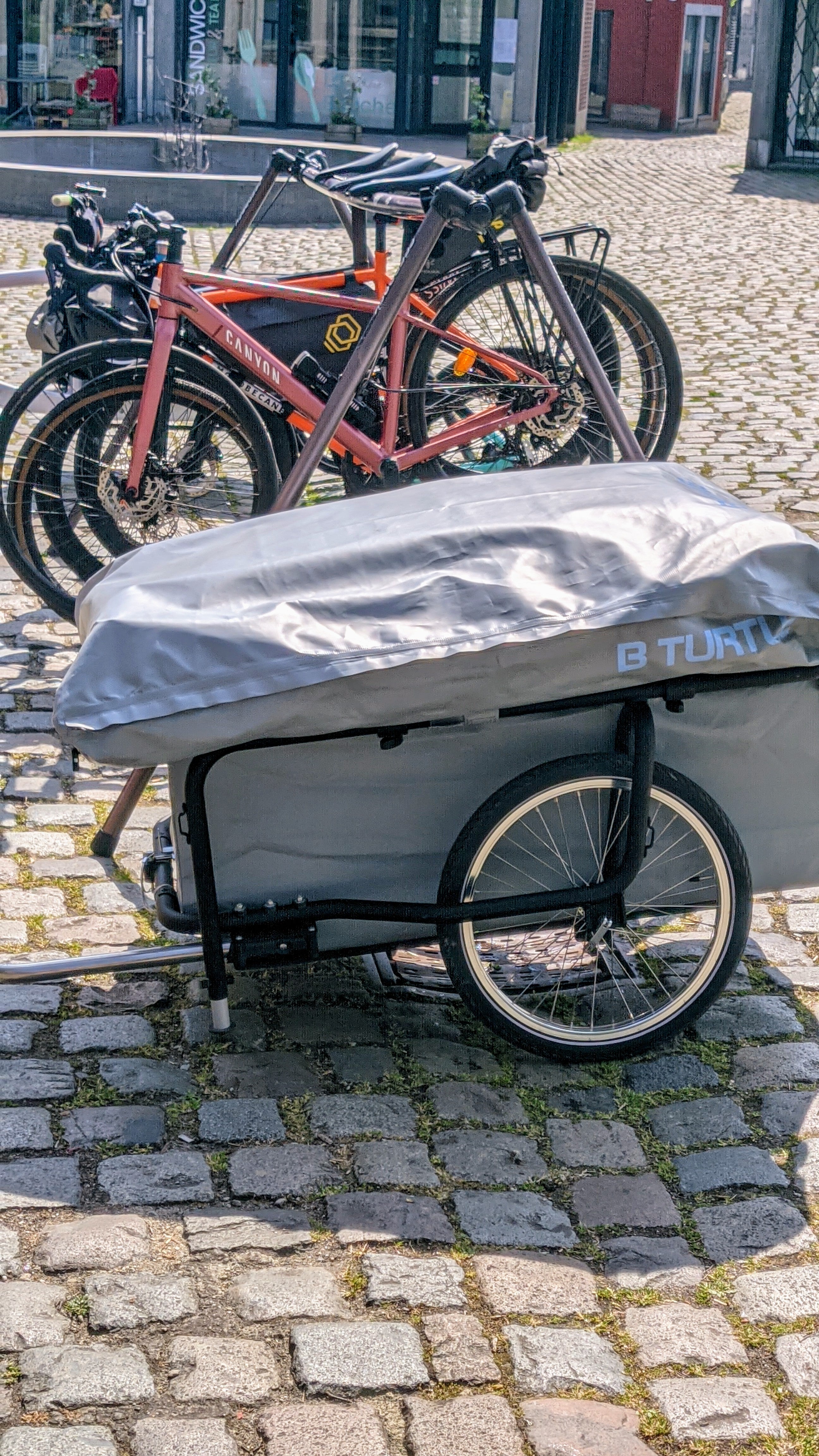 B TURTLE microcaravan voor fietsen