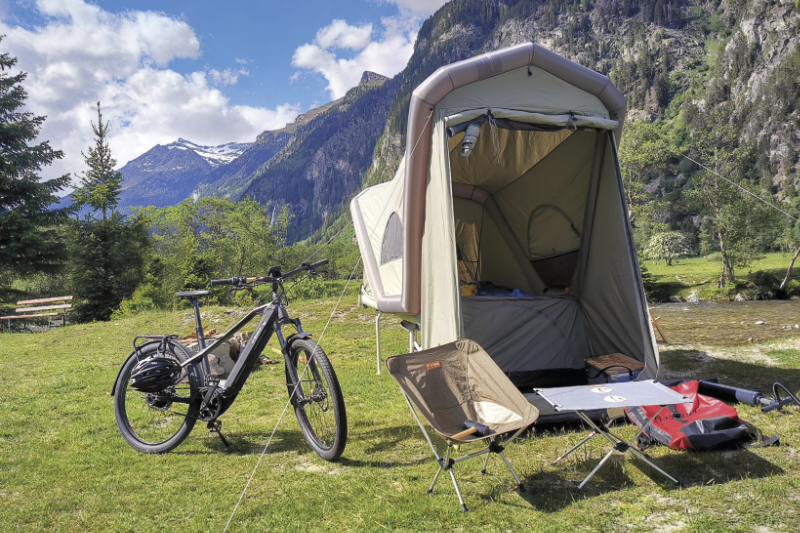 B TURTLE microcaravan voor fietsen