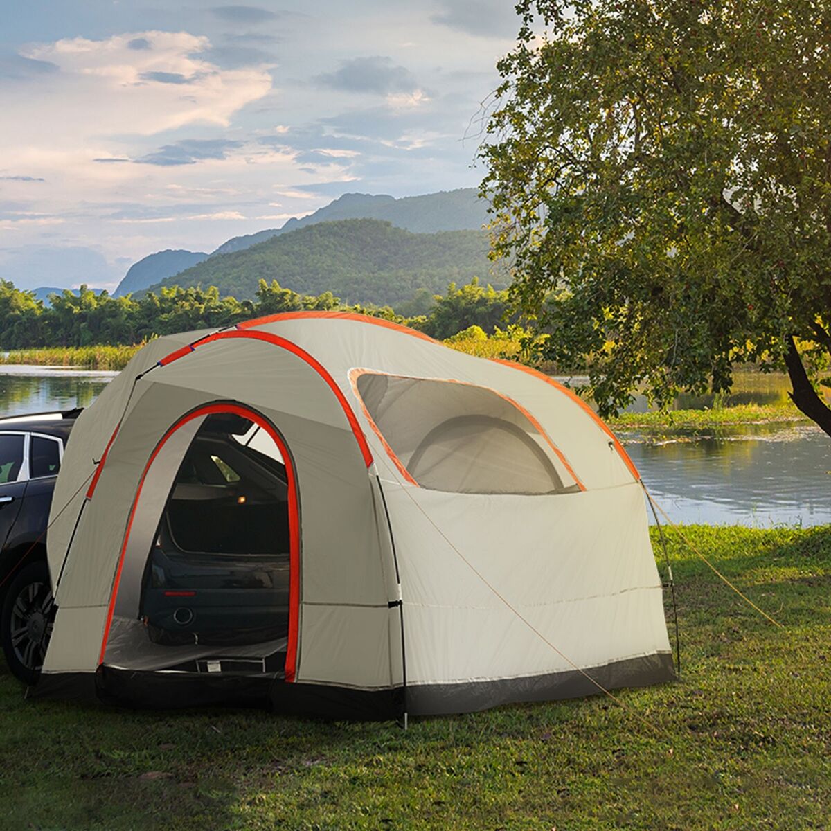 Tailgate tent