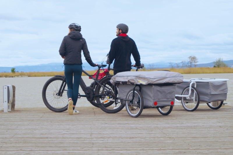 B TURTLE micro-caravan for bike